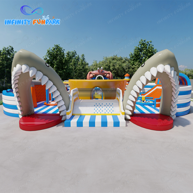 Epic Ocean Adventure Theme Park with Giant Crab Slide
