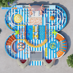 Epic Ocean Adventure Theme Park with Giant Crab Slide