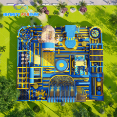 Thrilling Dragon Inflatable Theme Park with Giant Dinosaur Slide
