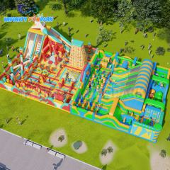 Epic Space Theme Park with Giant Rocket Slide