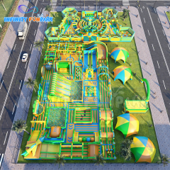 Epic Sports Inflatable Park with Giant Circular Maze