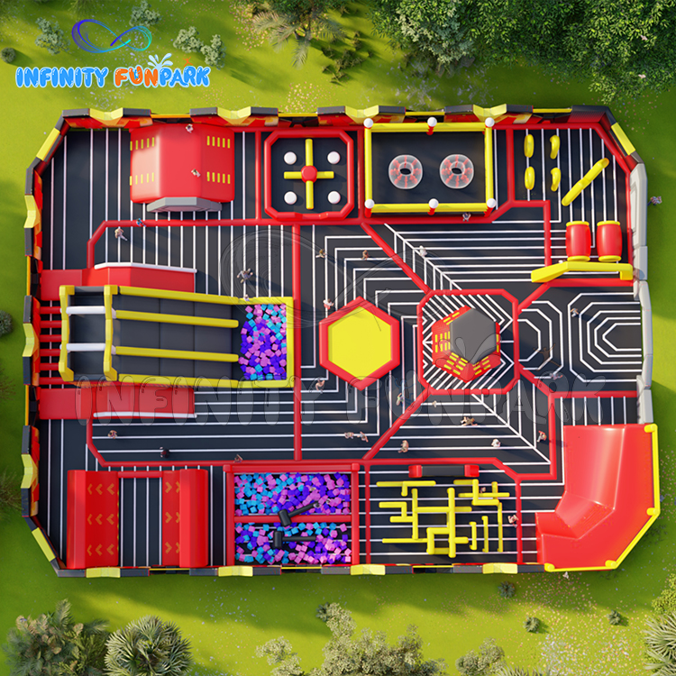 Zorb Ball Track Inflatable Theme Park