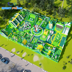 45x32M Sovereign Football Inflatable Park with Giant Soccer Ball & Pitch