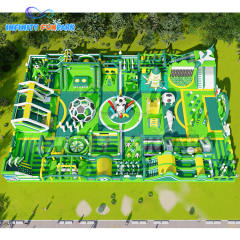 45x32M Sovereign Football Inflatable Park with Giant Soccer Ball & Pitch