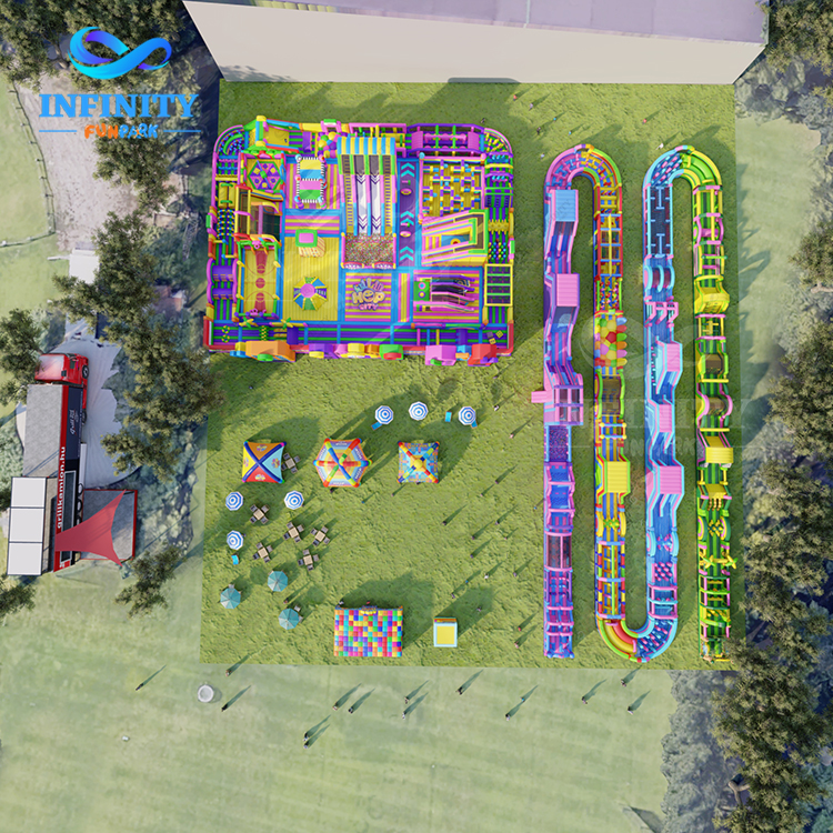 Big Bounce Inflatable Theme Park Project in Hungary