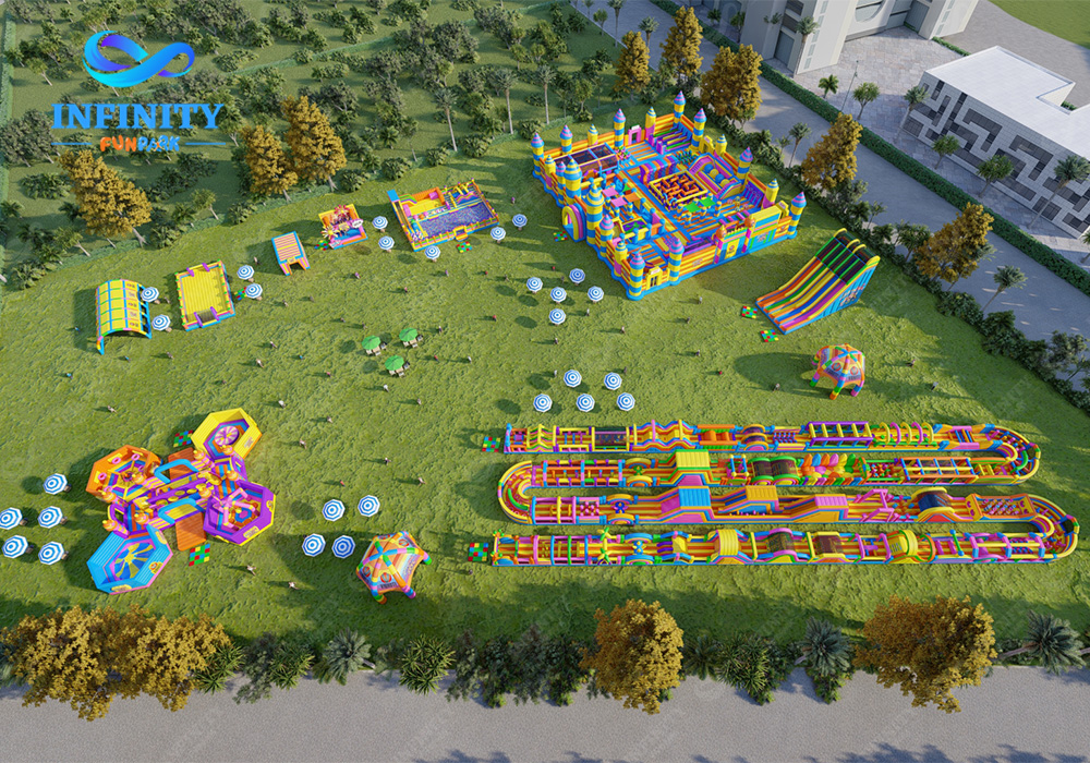 Big Bounce Inflatable Theme Park Project in India
