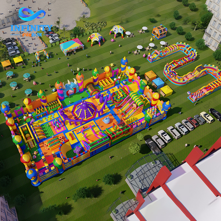 Mega Jump Inflatable Theme Park Project in Spain