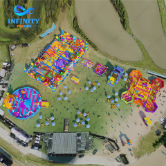 Awe-Inspiring Monster Inflatable Park with Octopus & Castle Bounce Arena