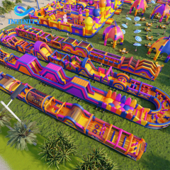 Mega Big Bounce Inflatable Park Solution | Theme Parks, Obstacle Courses | Infinity Funpark