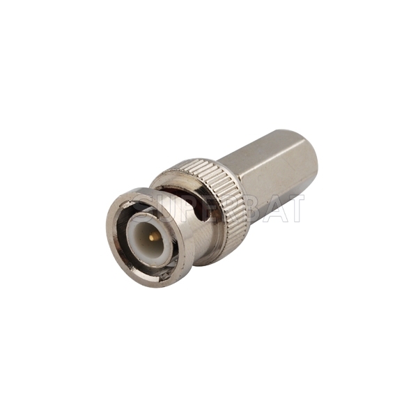BNC Plug Male Connector Straight Twist on LMR-240