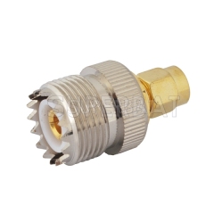 SMA Plug Male to UHF Jack Female Adapter Straight