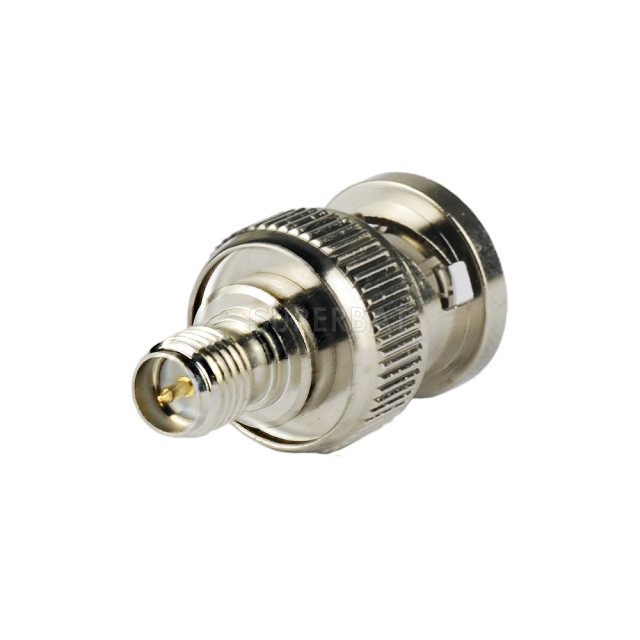 BNC Plug Male to RP SMA Jack Male Adapter Straight