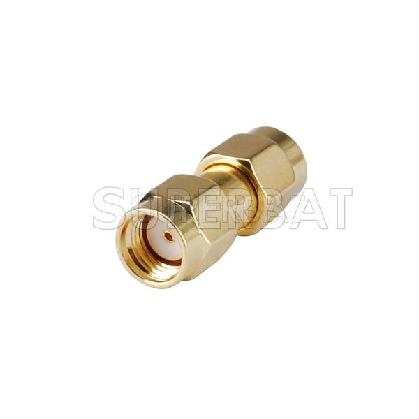 Superbat RP-SMA male to male plug both female pin connector RF Adapter straight