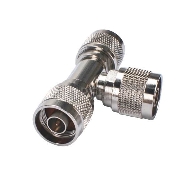 N Plug Male to 2 N Plug Male Adapter T-Shape