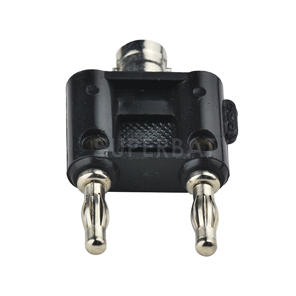 BNC Jack Female to Banana Plug Male Adapter U-Shape