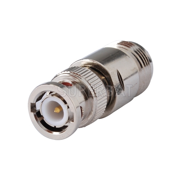 BNC Plug Male to N Jack Female Adapter Straight