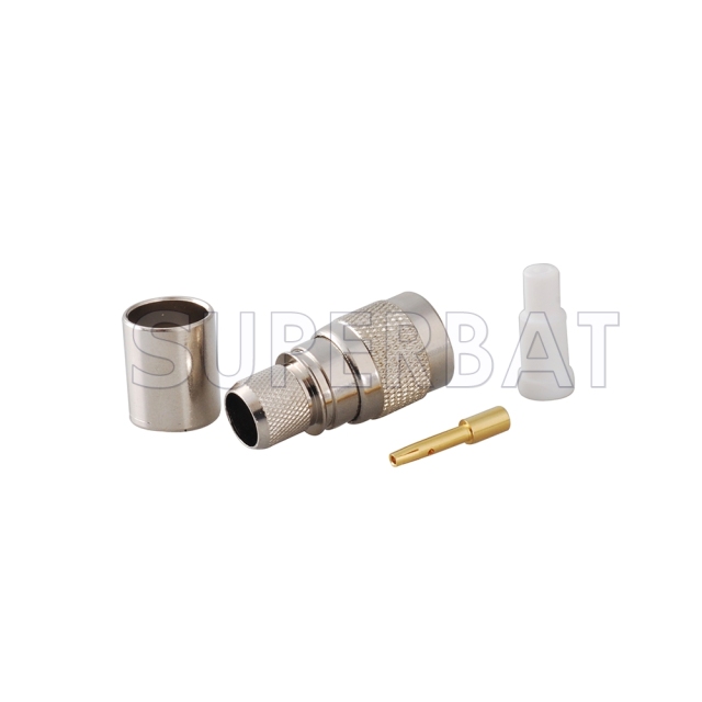 RP TNC Plug Female Connector Straight Crimp LMR-400