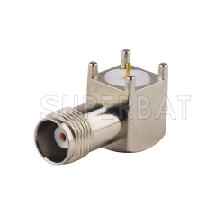 TNC Jack Female Connector Right Angle Solder
