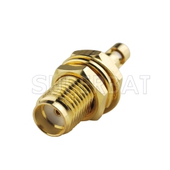 SMA Female Jack Bulkhead Solder Straight Connector for 1.37mm Cable