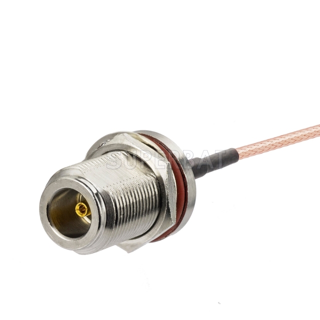 Best quality most popular to N jack bulkhead o-ring pigtail cable