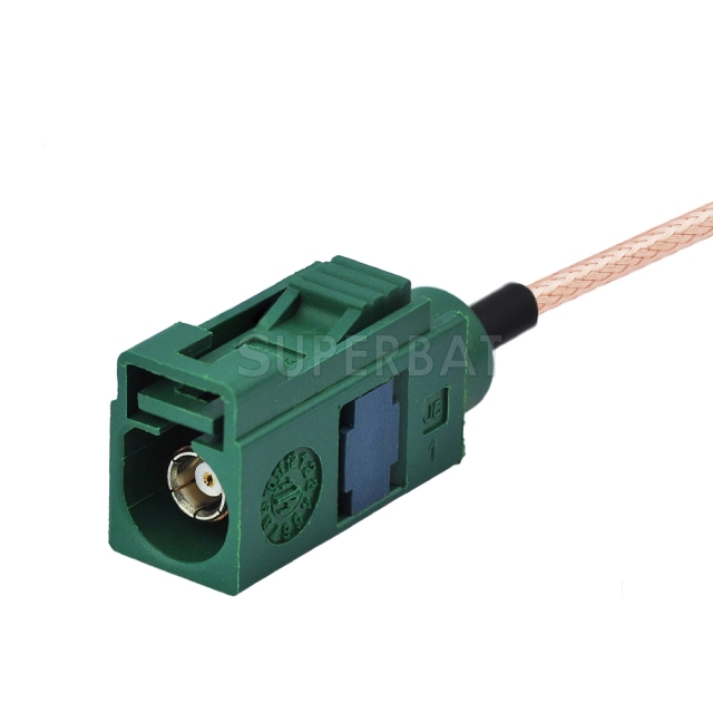 Custom RF Cable Assembly FAKRA Jack Straight pigtail cable Using RG316 RG174 LMR100 Coax