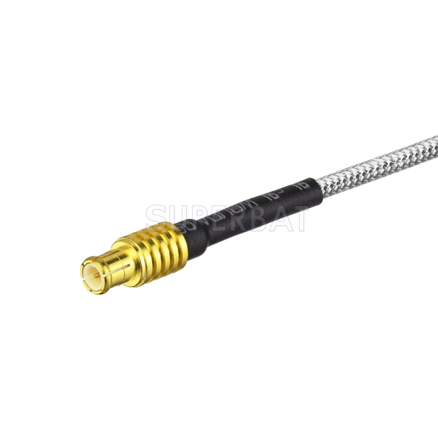 Custom RF Cable Assembly MCX Plug Straight Solderpigtail cable Using RG405 .086