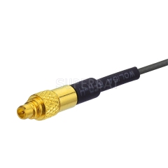 Custom RF Cable Assembly MMCX Plug Straight pigtail cable Using 1.13mm 1.37mm Coax