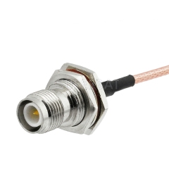 RP TNC JACK crimp connector for RG174 cable or rg316 cable