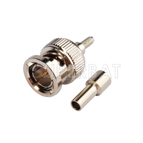 Custom RF Cable Assembly BNC Male Straight  pigtail cable Using RG179 Coax