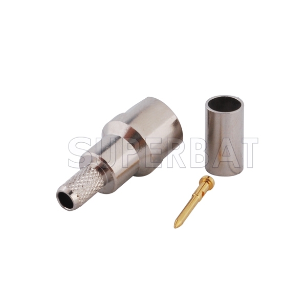 FME Plug Male Connector Straight Crimp LMR-195