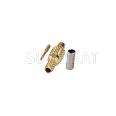 MMCX connector male straight crimp for RG316 cable