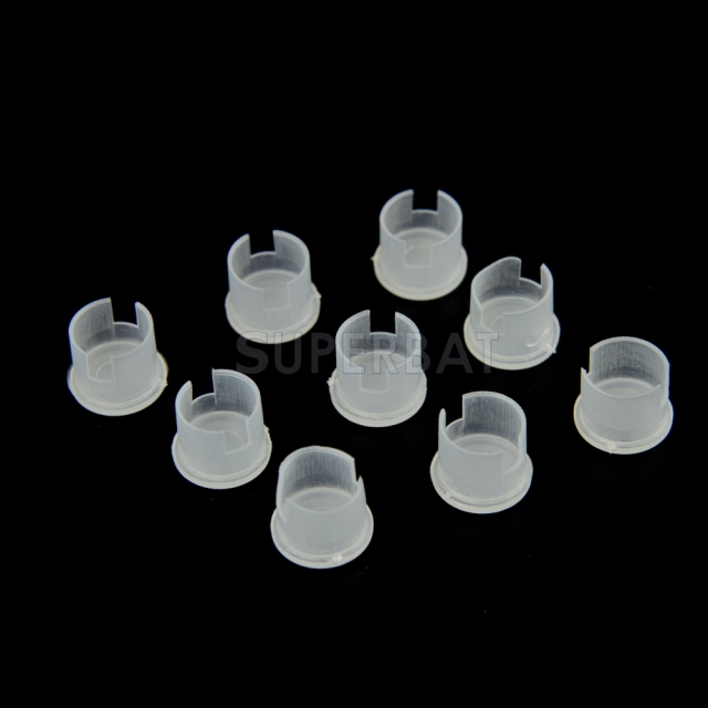 100PCS BNC Plastic Covers Dust Cap white for BNC Jack Female Connector