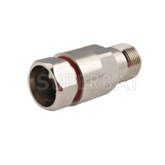 N Jack Female Connector Straight Clamp 1/2 inch Superflexible