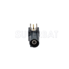 FAKRA G Plug Male Right Angle PCB Mount Connector