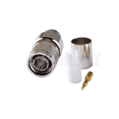 TNC Plug Male Connector Straight Crimp LMR-400