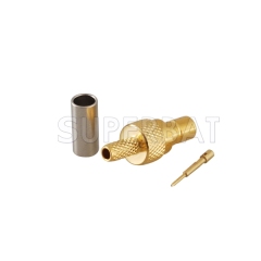 Superbat 50 Ohm SMB Male Crimp Jack Staright RF Connector for RG174,RG316,LMR100 Cable