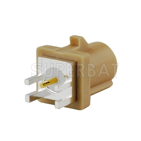 FAKRA I Male Plug Connector PCB Mount Straight