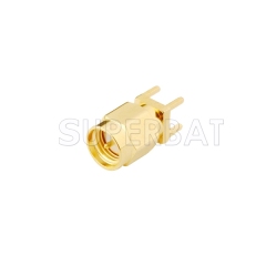 SMA Plug Male Straight Solder PCB Connector