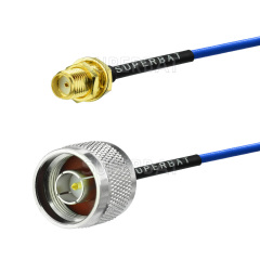 N Male To SMA Jack RF Jumper Cable With RG405 Jumper