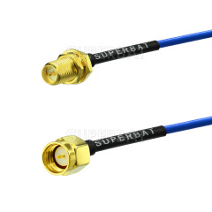 SMA male to RP SMA Jack RF Feeder Cable Antenna Cable RG405 RF Cable Assembly