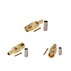 MCX connector Jack crimp straight for RG316 cable
