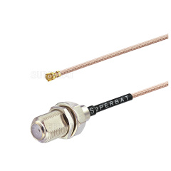 IPX / u.fl to F jack female pigtail coaxial cable RG178 for Wlan Mini-PCI