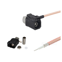 made in voton RF Coaxial GPS Fakra A SMB jack straight Antenna Connector
