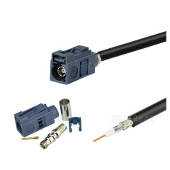 Best Custom RF Cable Assembly LMR195 for laptop with FAKRA G jack connector