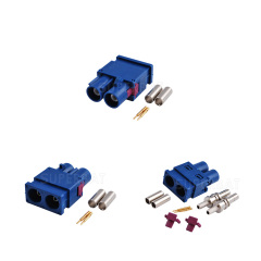 SH-LINK Dual Fakra C type male connector with pigtails for automotive GSM antenna