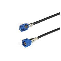 HSD Cable Assembly C Code Right Angle Jack to C Code Straight Plug 120cm