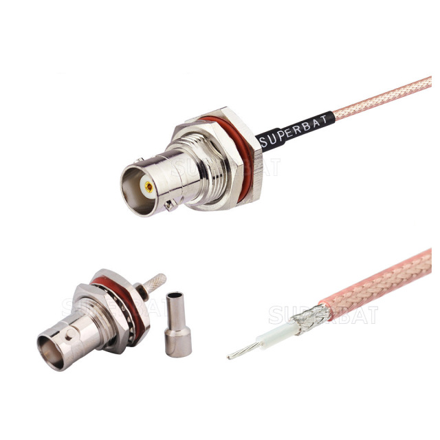 China suppliers BNC male cable for RG316 router antenna coax cable rf connector