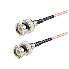 Low loss cable BNC type male to BNC male 50ohm RG316 copper RF jumper cable