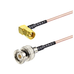 Low Loss BNC male straight to SMA Male Connector Jumper Extension Coax Cables