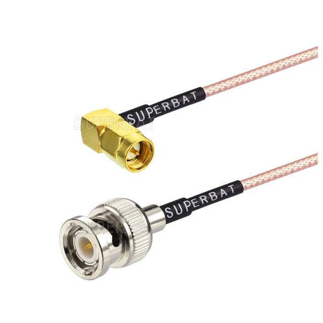 Low Loss BNC male straight to SMA Male Connector Jumper Extension Coax Cables